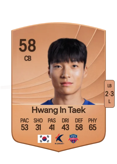 In Taek Hwang card