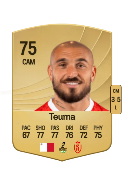 Teddy Teuma card