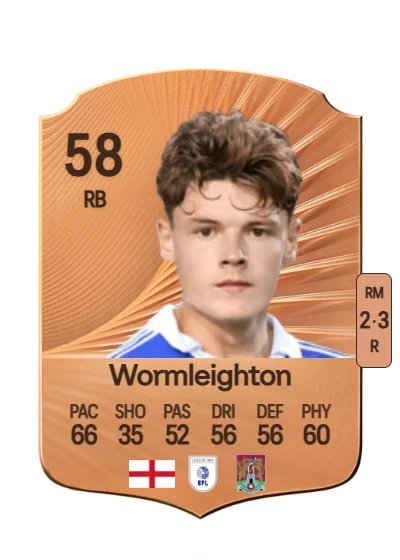 Joe Wormleighton card