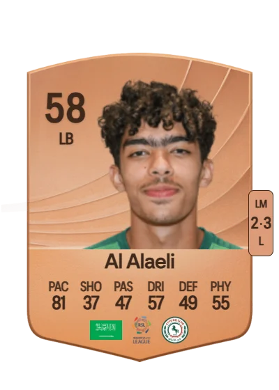 Meshal Al Alaeli card
