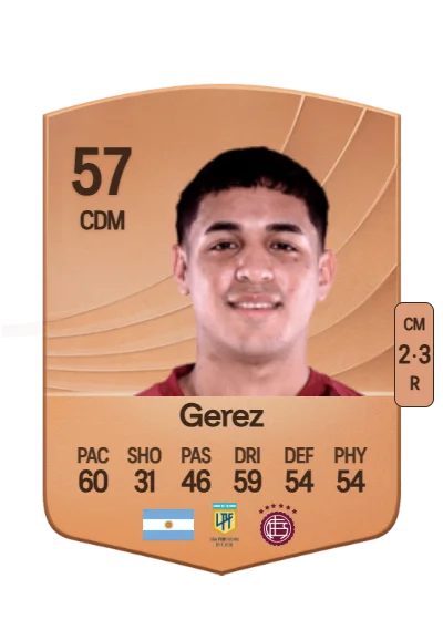 Mariano Gerez card