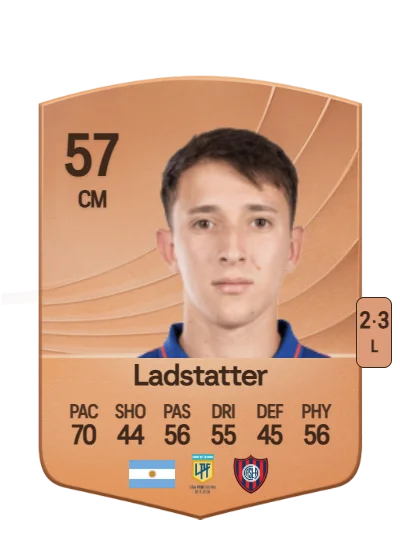 Agustin Ladstatter card