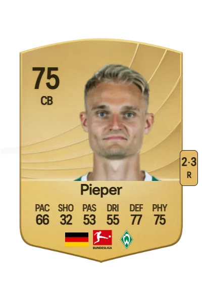 Amos Pieper card