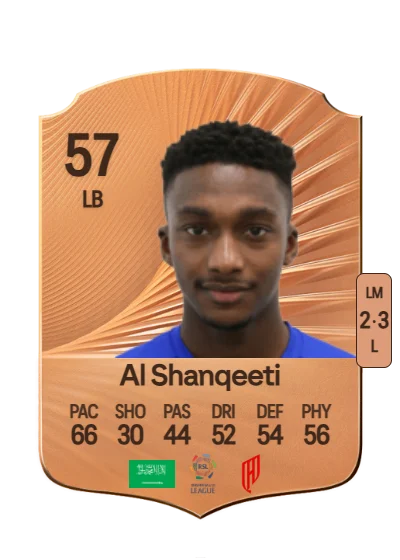 Mohammed Al Shanqeeti card