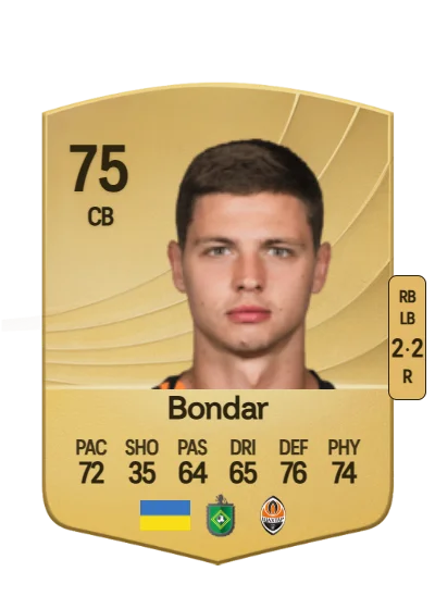 Valeriy Bondar card