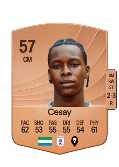 Kallum Cesay card