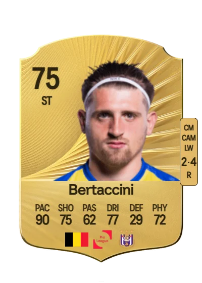 Adriano Bertaccini card