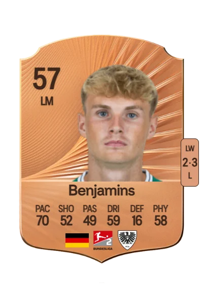 Marvin Benjamins card