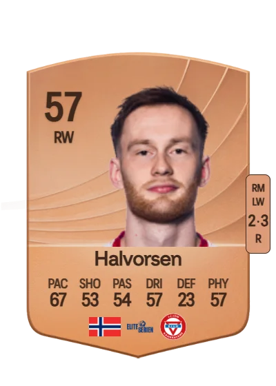 Sondre Halvorsen card