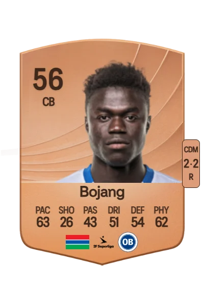 Yaya Bojang card