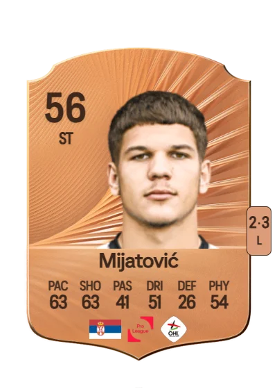 Jovan Mijatović card