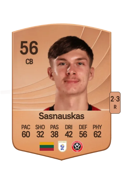 Dovydas Sasnauskas card