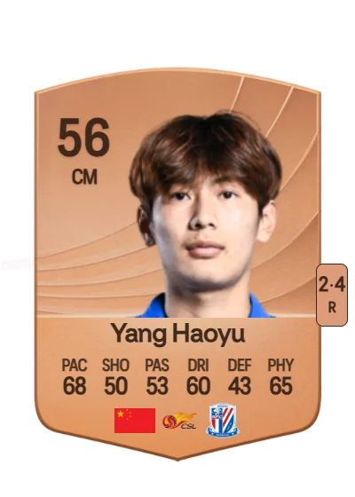 Haoyu Yang card