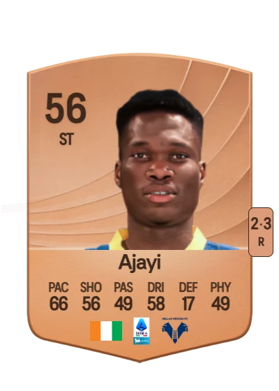 Junior Ajayi card