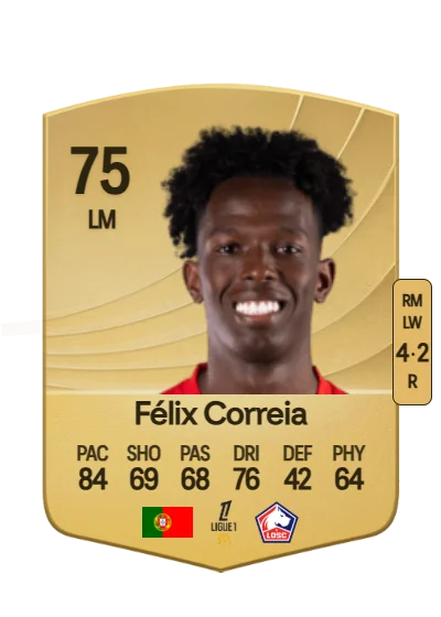 Félix Alexandre A. Sanches Correia card