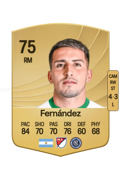 Nicolás Fernández card