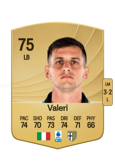 Emanuele Valeri card