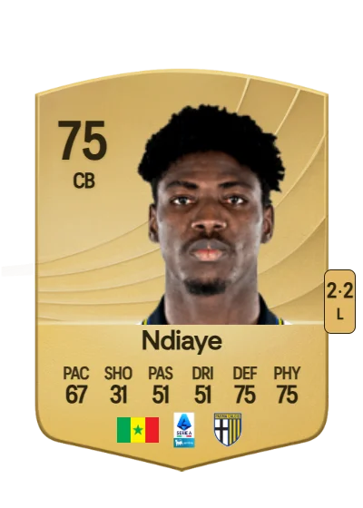 Abdoulaye Ndiaye card