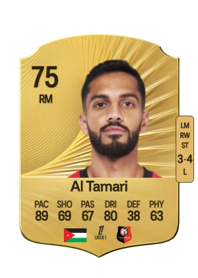 Musa Al Tamari card