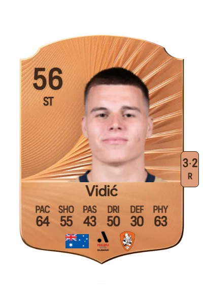 Justin Vidić card