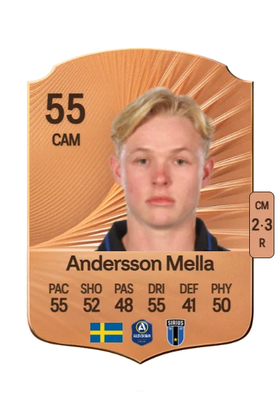 Hugo Andersson Mella card