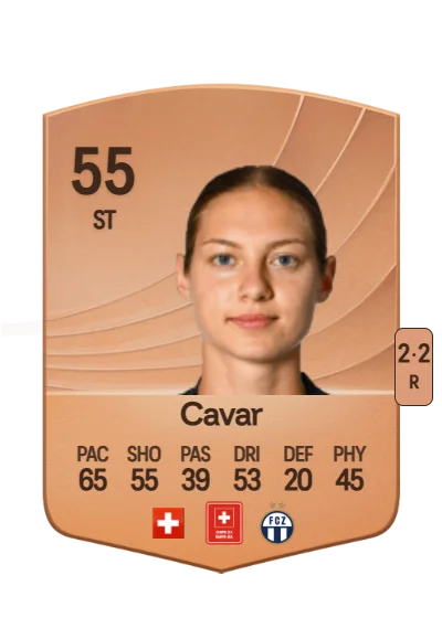 Martina Cavar card