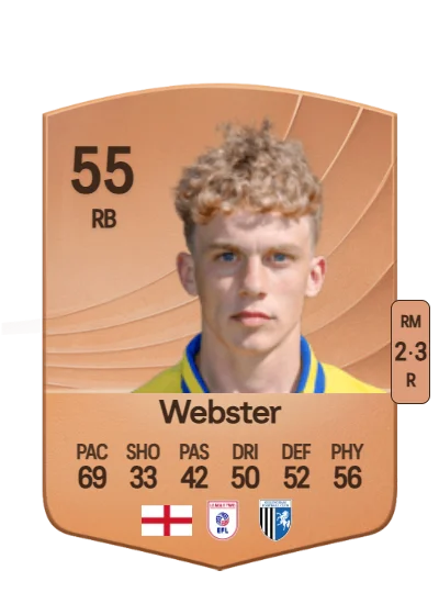 Harry Webster card