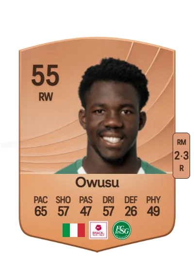 Enoch Owusu card