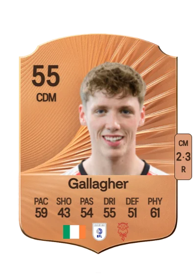 Oisin Gallagher card