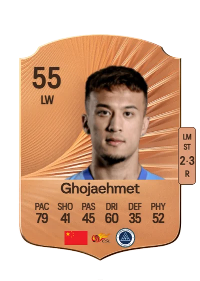 Shahzat Ghojaehmet card