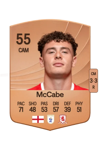 Law McCabe card