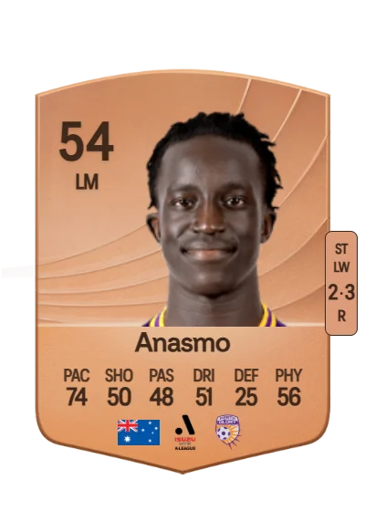 Joel Anasmo card
