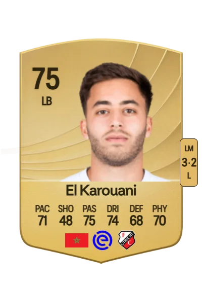 Souffian El Karouani card
