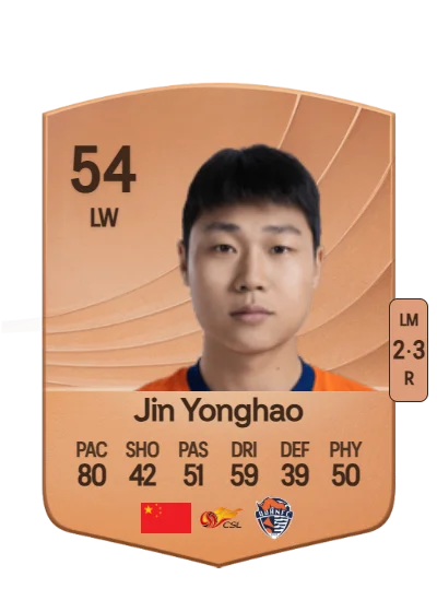 Yonghao Jin card
