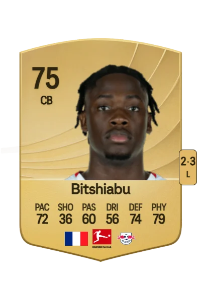 El Chadaille Bitshiabu card