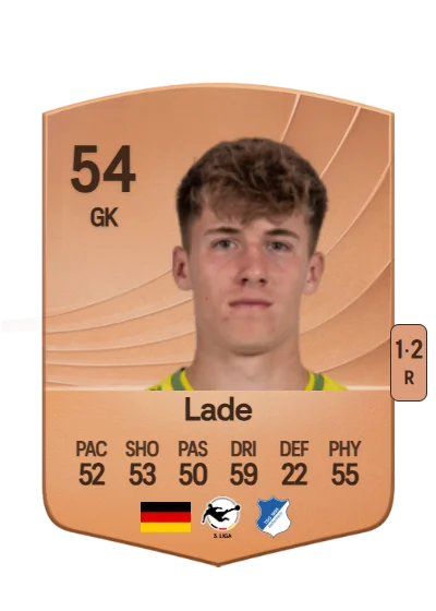 Benjamin Lade card