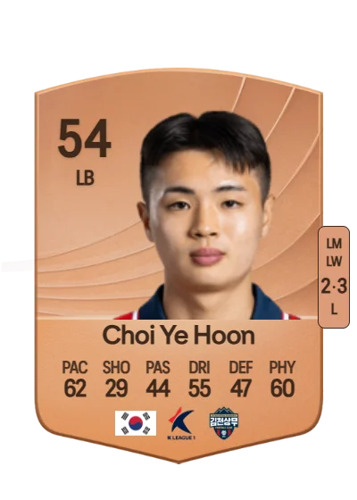 Ye Hoon Choi card