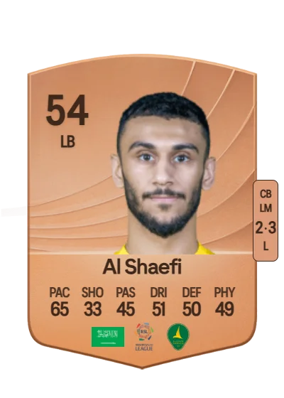 Ali Al Shaefi card