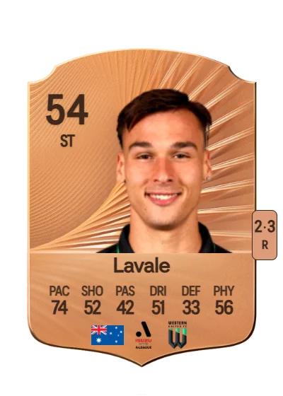Oliver Lavale card