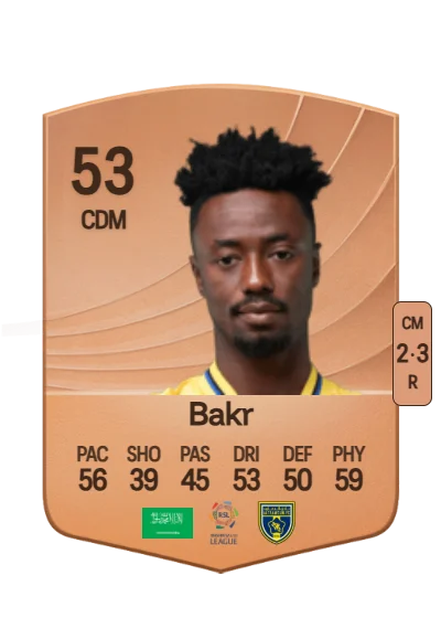 Mohammed Bakr card