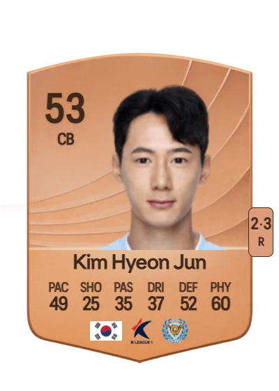 Hyeon Jun Kim card