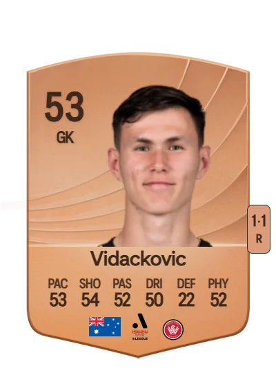 Tristan Vidackovic card