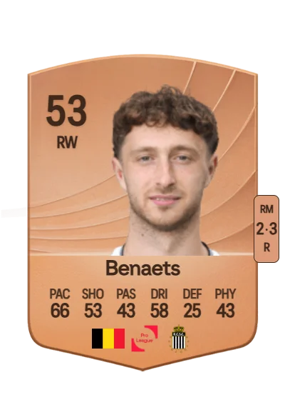 Quentin Benaets card