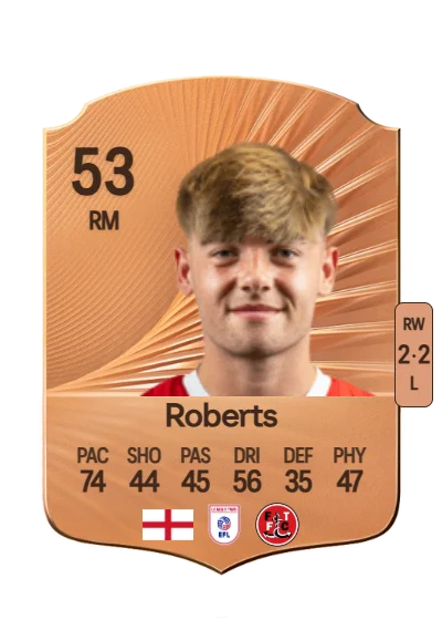 Liam Roberts card