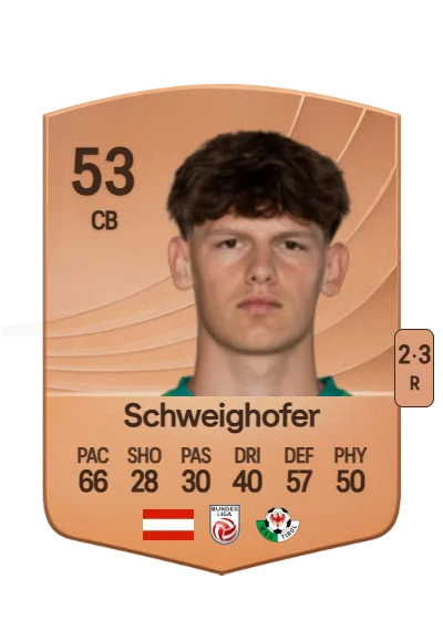 Lukas Schweighofer card