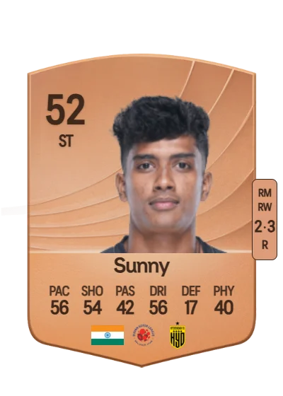 Joseph Sunny card