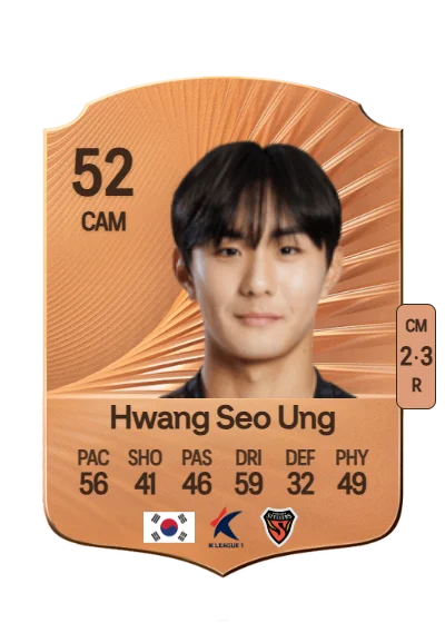 Seo Ung Hwang card