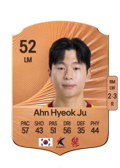 Hyeok Ju Ahn card