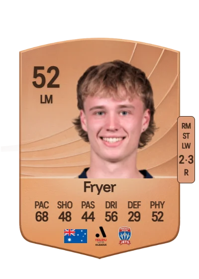 Oscar Fryer card