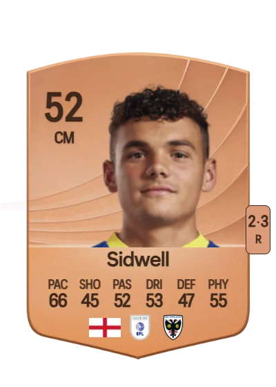 Harry Sidwell card